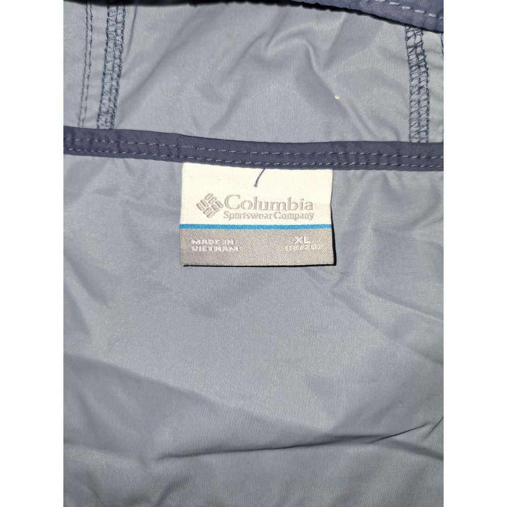 Columbia Windbreaker Jacket Youth Size XL (18/20) Rain Gray W/ Hood - Picture 4 of 5